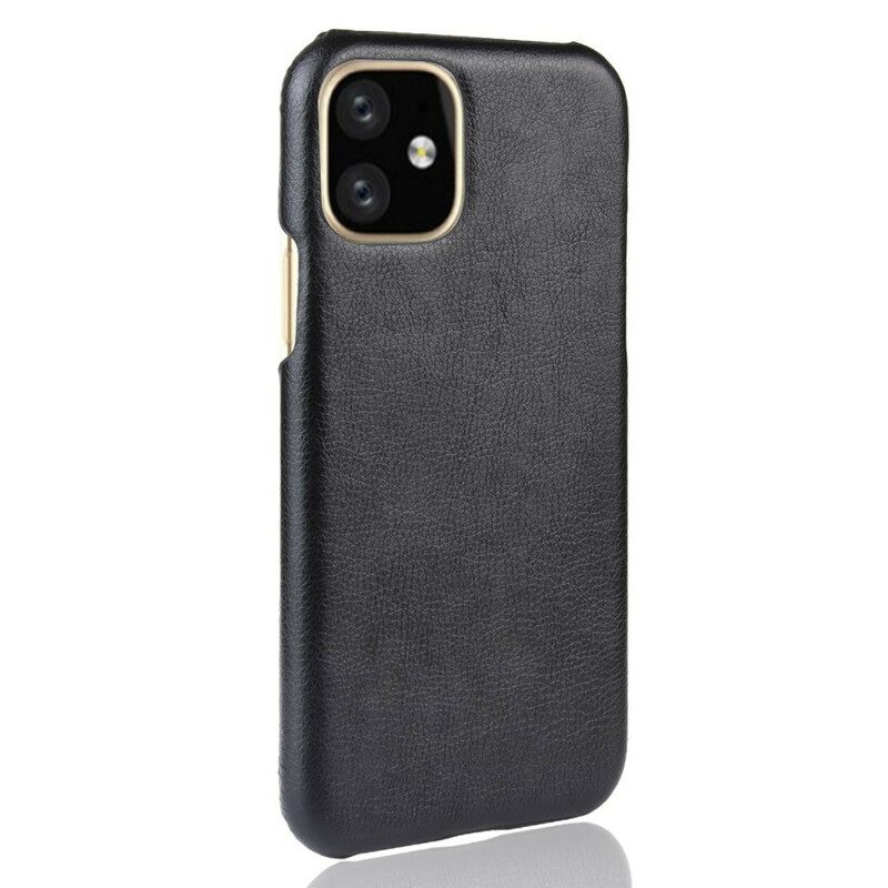 Cover iPhone 11 Pro Effetto Pelle Litchi