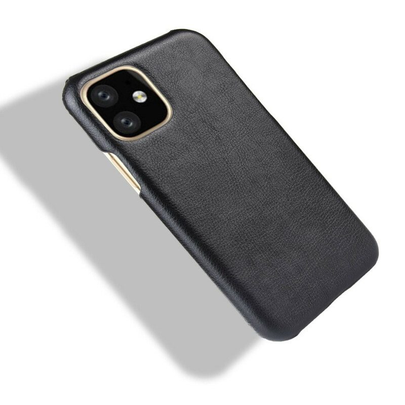 Cover iPhone 11 Pro Effetto Pelle Litchi