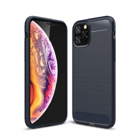 Cover iPhone 11 Pro Fibra Di Carbonio Spazzolata