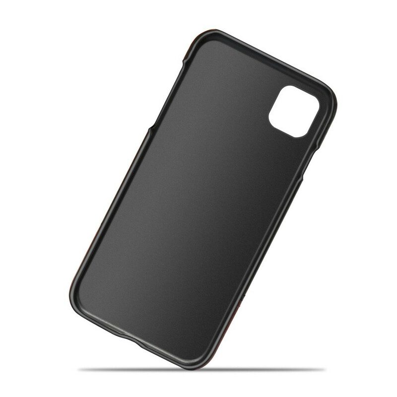 Cover iPhone 11 Pro Ksq Effetto Pelle Bicolore