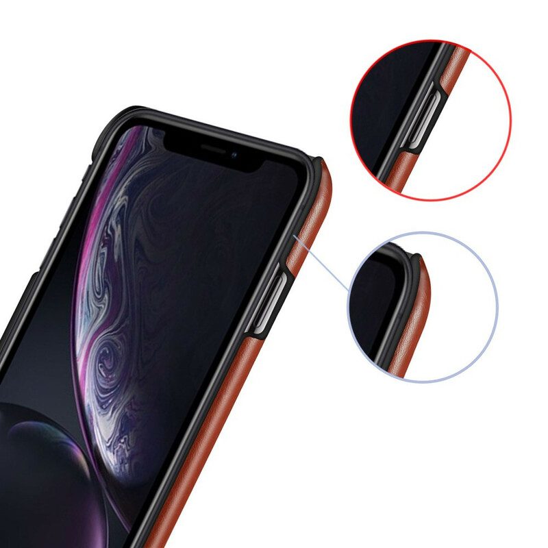 Cover iPhone 11 Pro Ksq Effetto Pelle Bicolore