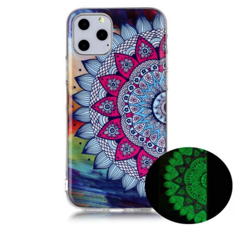 Cover iPhone 11 Pro Mandala Colorato Fluorescente