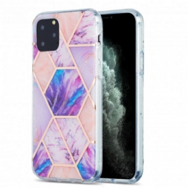 Cover iPhone 11 Pro Marmo Geometrico Appariscente