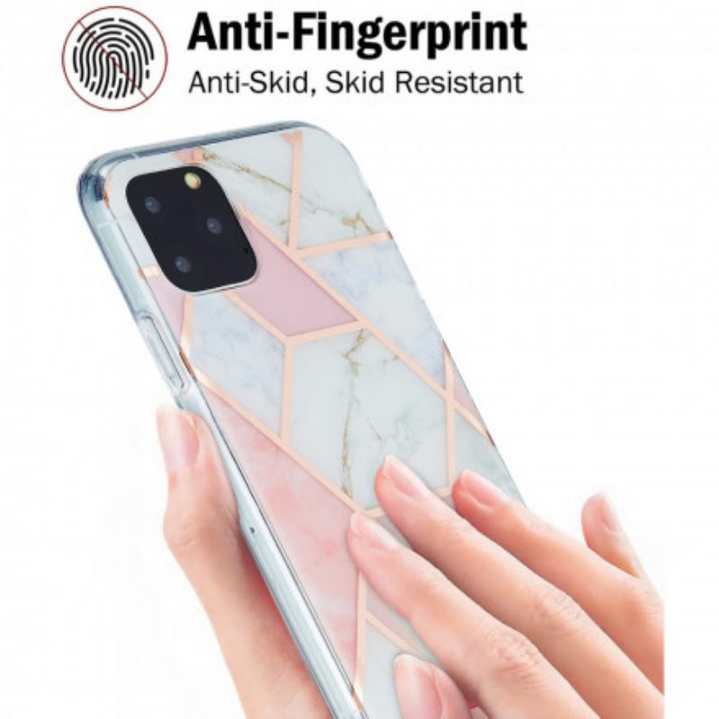 Cover iPhone 11 Pro Marmo Geometrico Appariscente