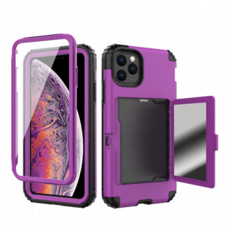 Cover iPhone 11 Pro Porta Carte Ibrido E Specchio