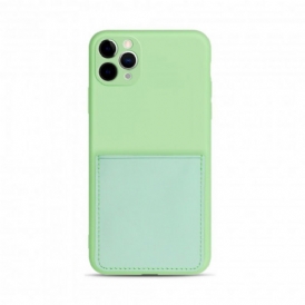 Cover iPhone 11 Pro Portacarte In Silicone Ed Ecopelle