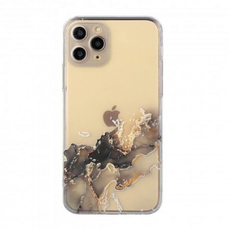 Cover iPhone 11 Pro Silicone Flessibile Artistico