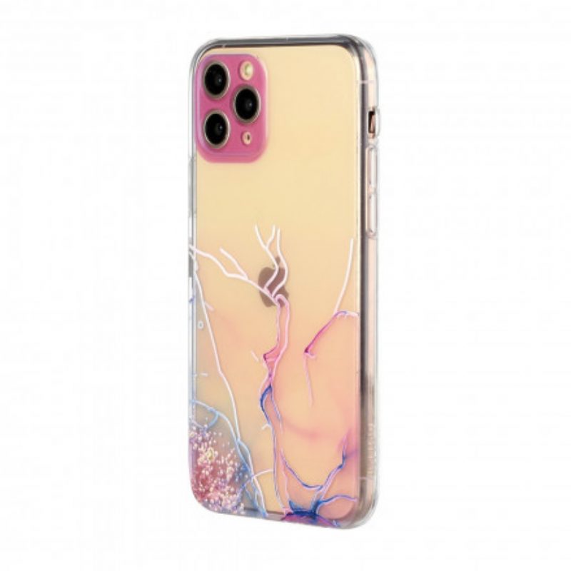 Cover iPhone 11 Pro Silicone Flessibile Artistico