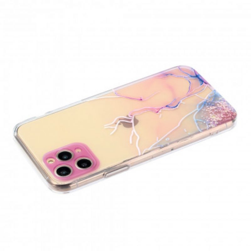 Cover iPhone 11 Pro Silicone Flessibile Artistico