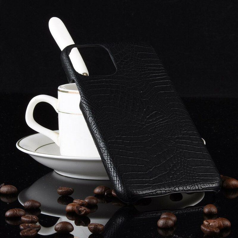 Cover iPhone 11 Pro Stile Pelle Di Coccodrillo