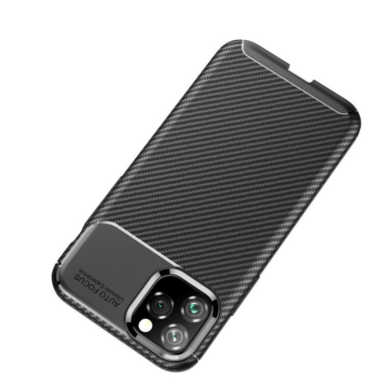 Cover iPhone 11 Pro Struttura Flessibile In Fibra Di Carbonio