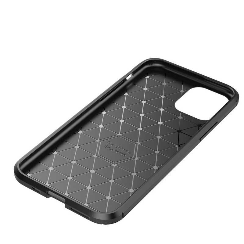 Cover iPhone 11 Pro Struttura Flessibile In Fibra Di Carbonio