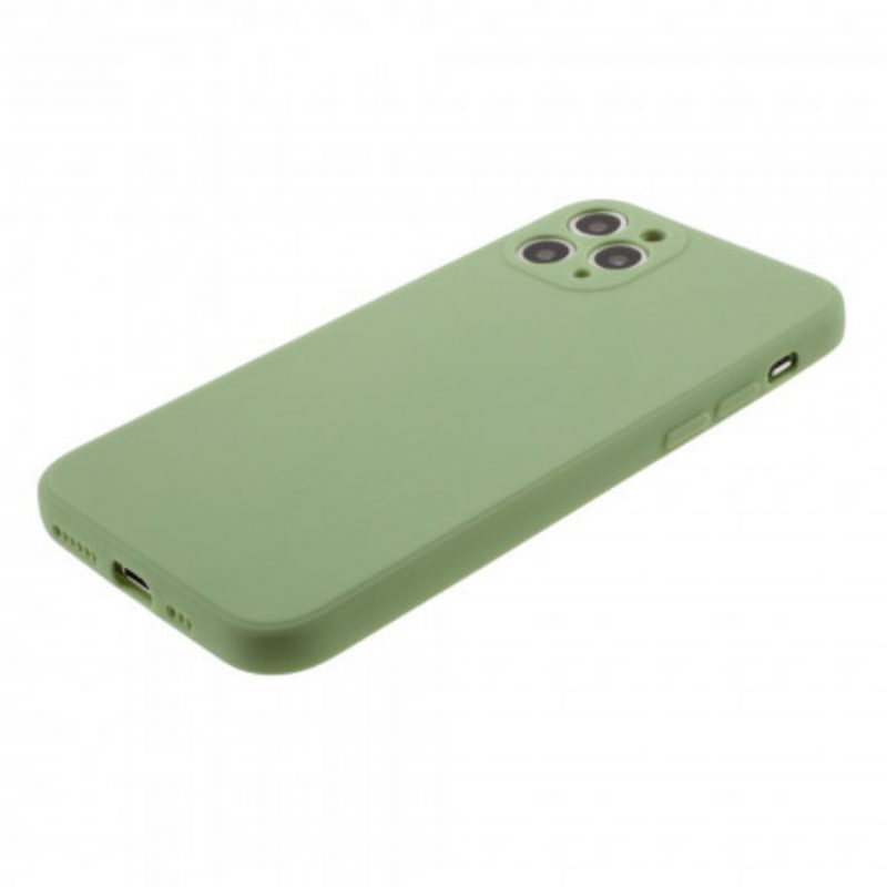 Cover iPhone 11 Pro Tappetino In Silicone Colore Puro