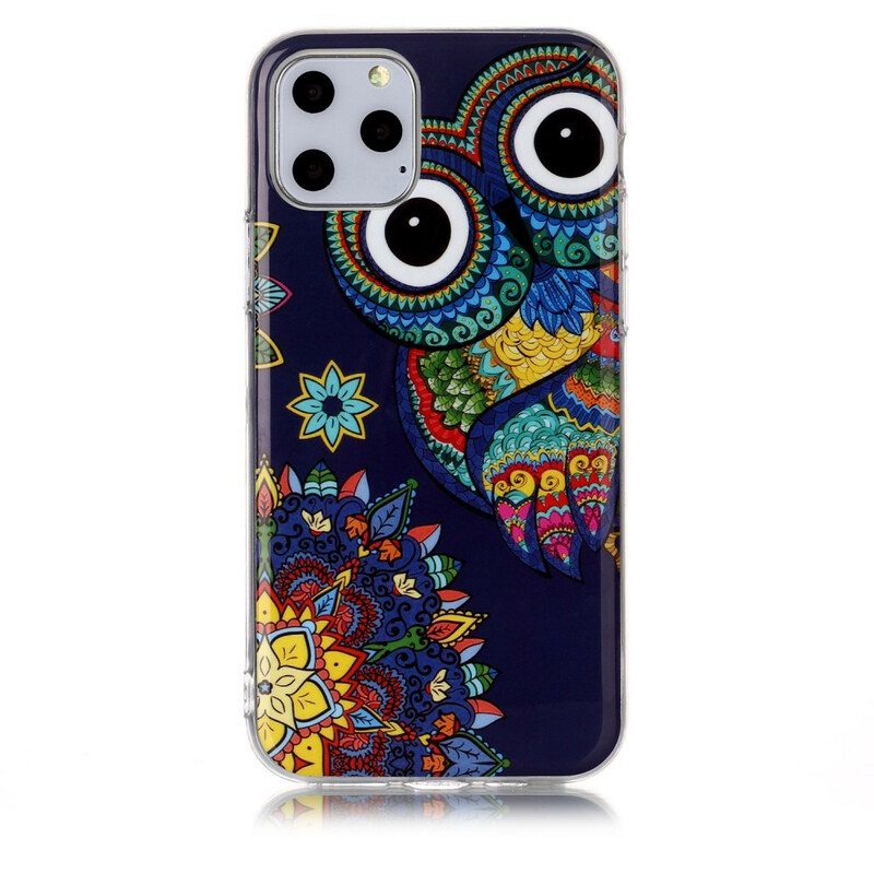 Cover iPhone 11 Pro Unico Gufo Fluorescente