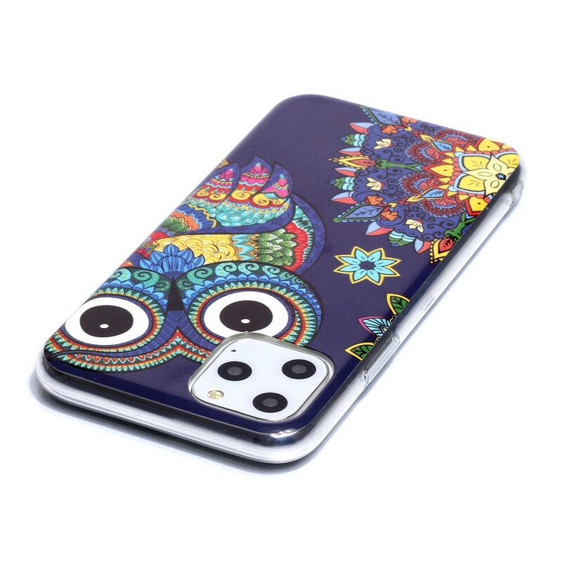 Cover iPhone 11 Pro Unico Gufo Fluorescente