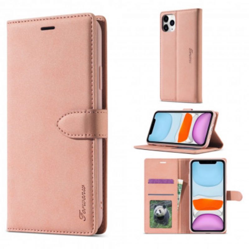 Custodia in pelle iPhone 11 Pro Ecopelle Forwenw