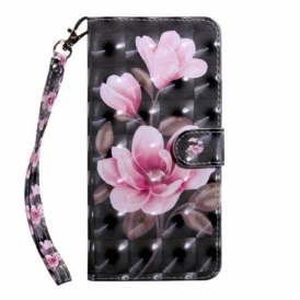 Custodia in pelle iPhone 11 Pro Fiori Sbocciati