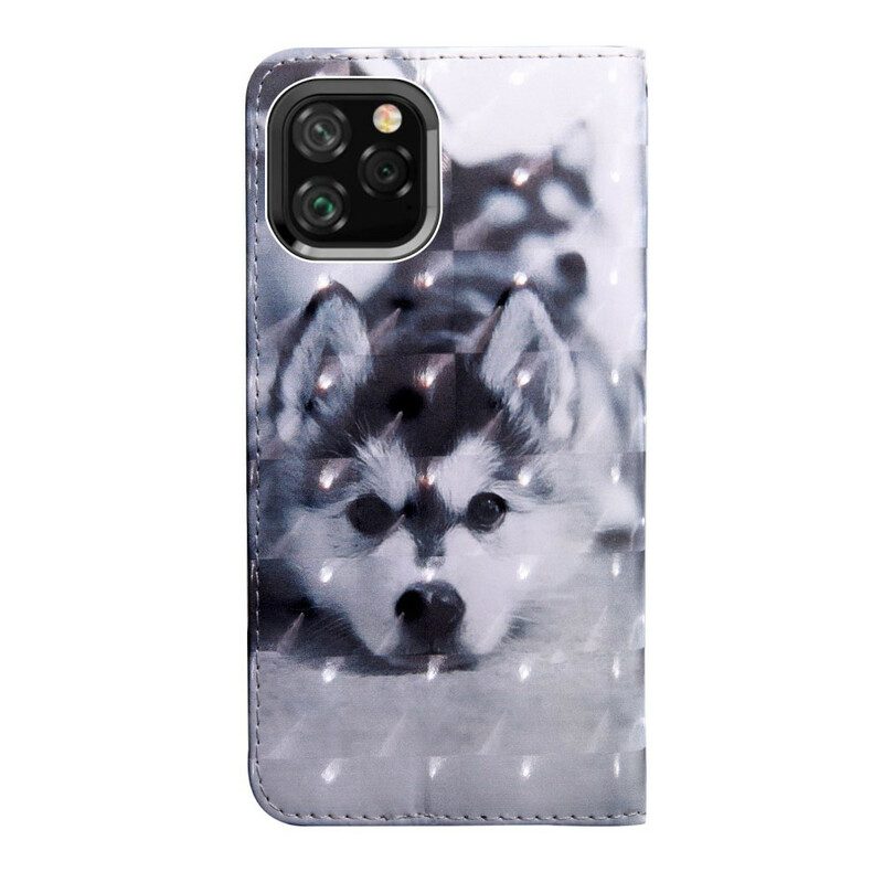 Custodia in pelle iPhone 11 Pro Gustavo Il Cane