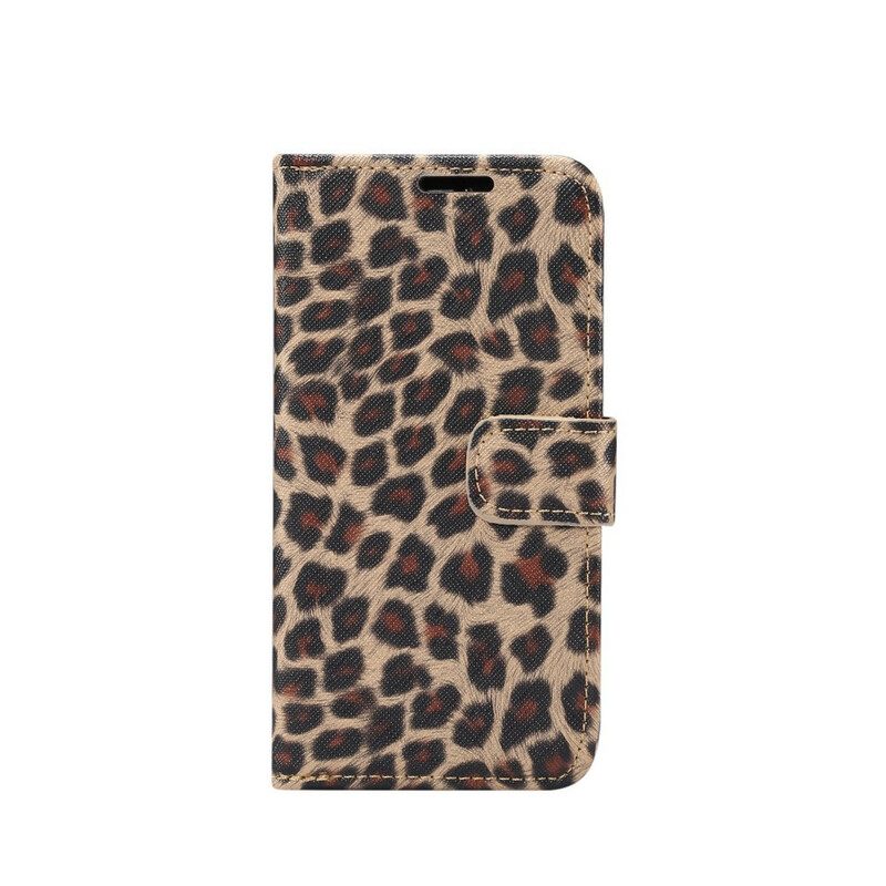 Custodia in pelle iPhone 11 Pro Leopardo