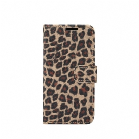 Custodia in pelle iPhone 11 Pro Leopardo