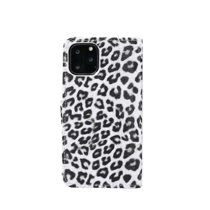 Custodia in pelle iPhone 11 Pro Leopardo