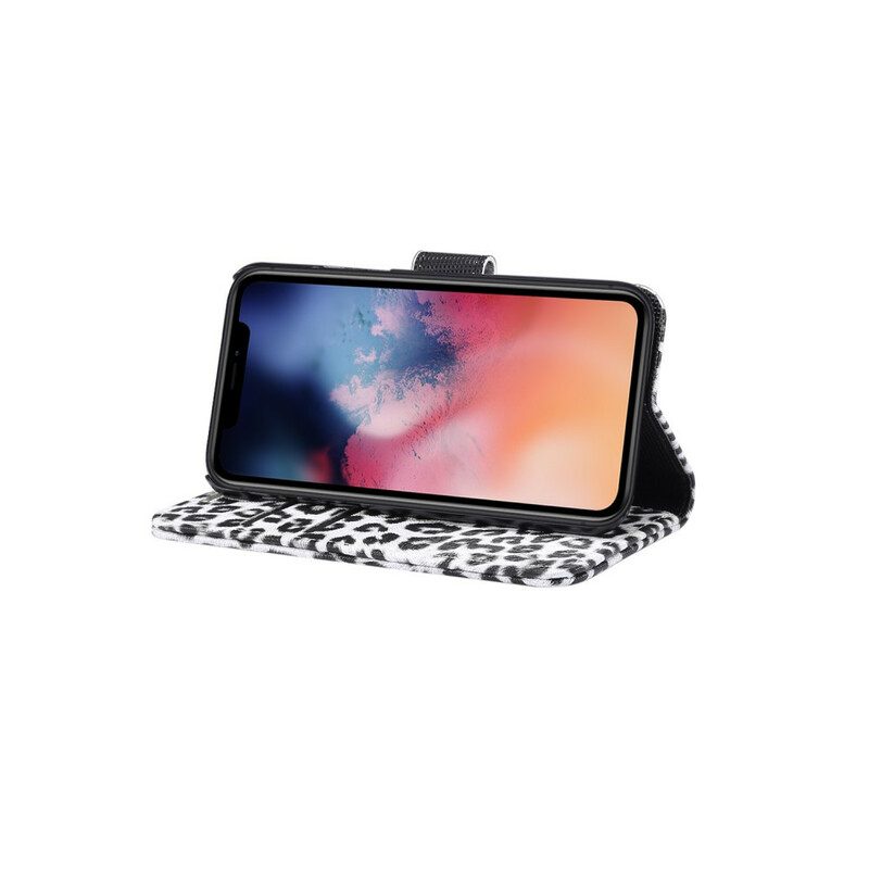 Custodia in pelle iPhone 11 Pro Leopardo