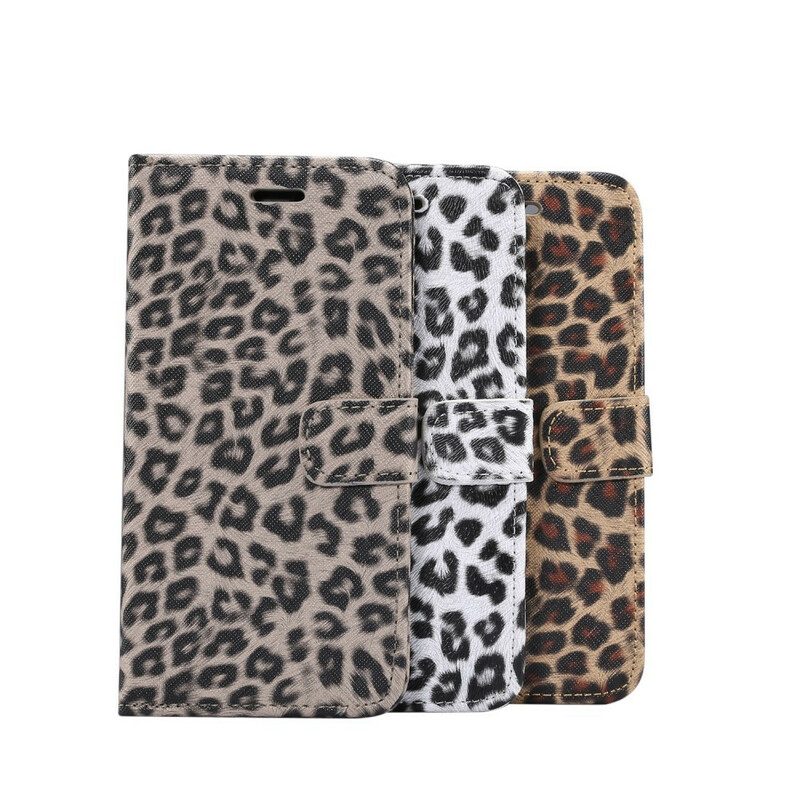 Custodia in pelle iPhone 11 Pro Leopardo