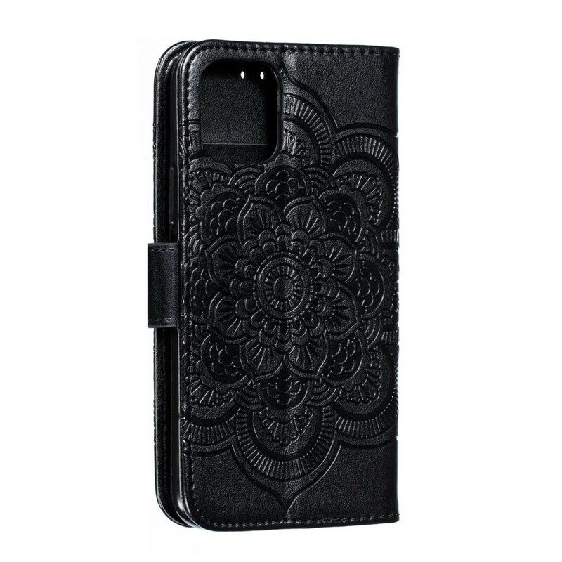 Custodia in pelle iPhone 11 Pro Mandala Completo