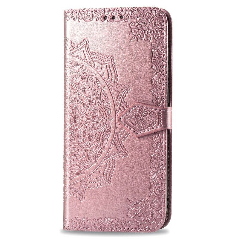 Custodia in pelle iPhone 11 Pro Mandala Medioevo