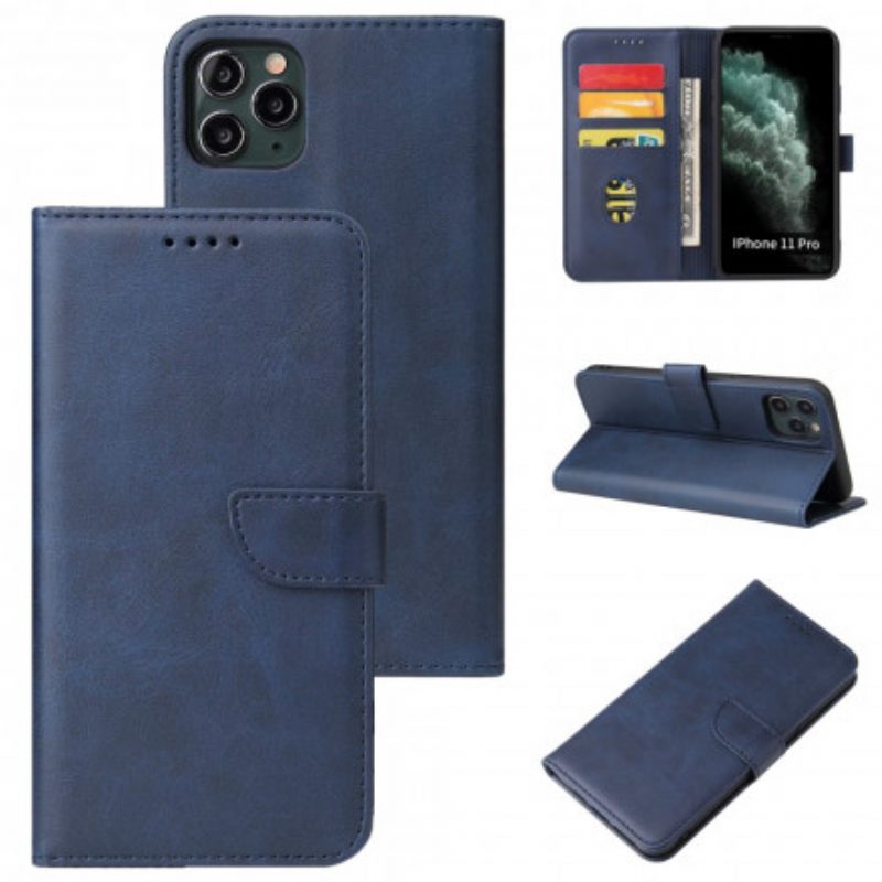 Custodia in pelle iPhone 11 Pro Stile Vintage In Pelle