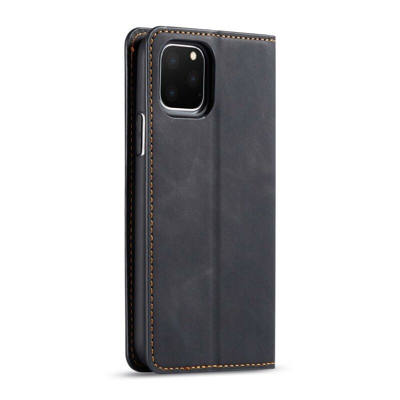 Folio Cover iPhone 11 Pro Custodia in pelle Forwenw Effetto Pelle