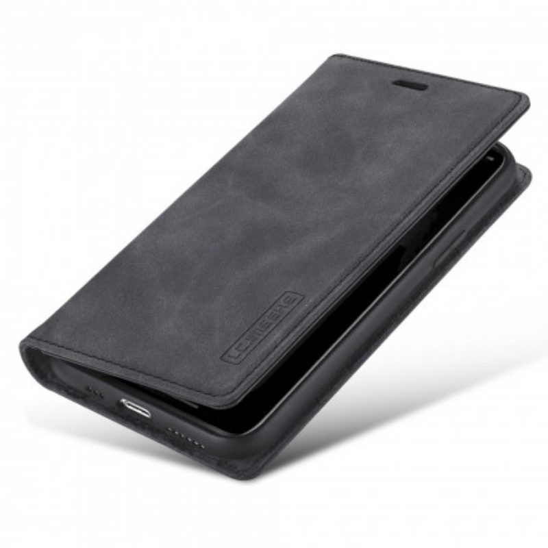 Folio Cover iPhone 11 Pro Custodia in pelle Lc.imeeke Effetto Pelle