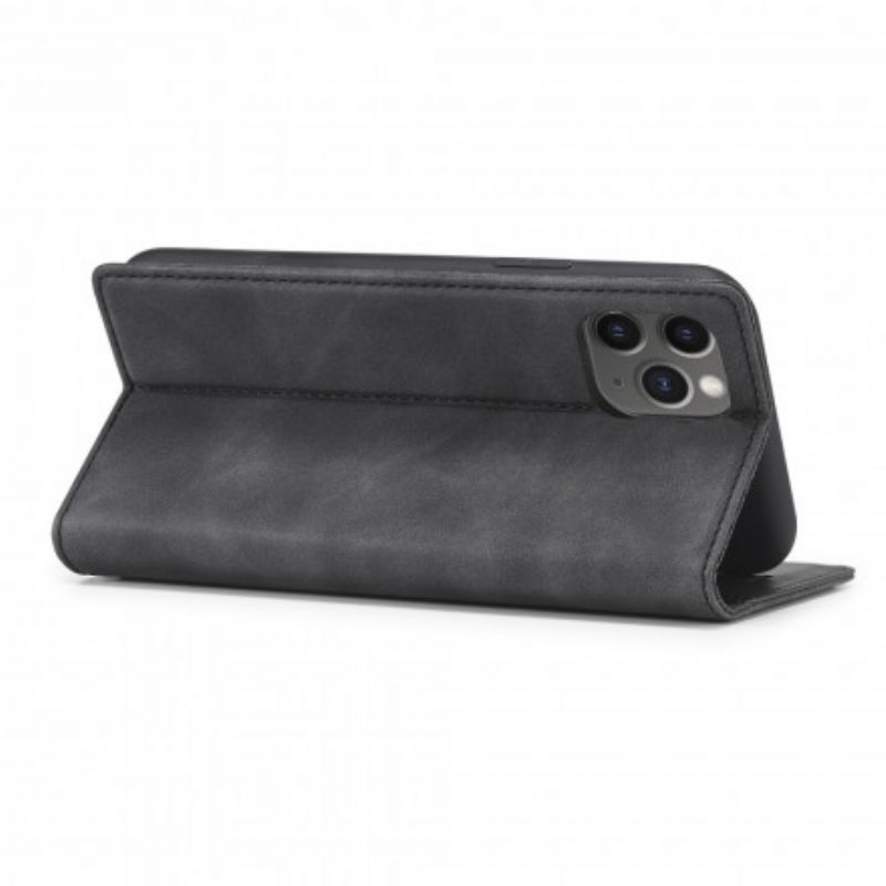 Folio Cover iPhone 11 Pro Custodia in pelle Lc.imeeke Effetto Pelle