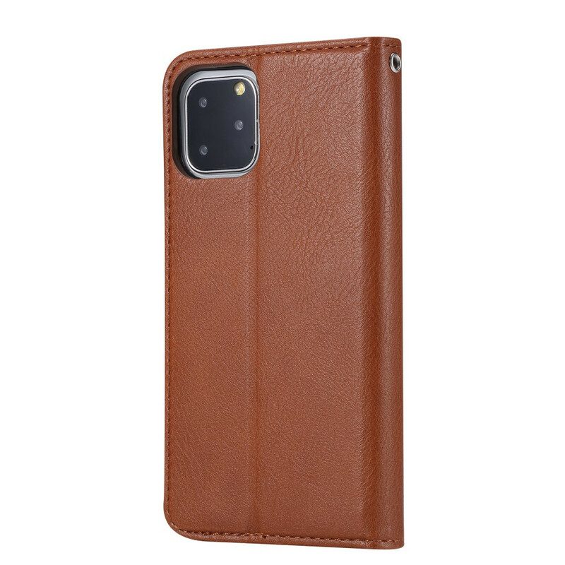 Folio Cover iPhone 11 Pro Custodia in pelle Portacarte In Ecopelle