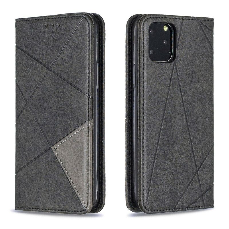 Folio Cover iPhone 11 Pro Custodia in pelle Stile D'artista