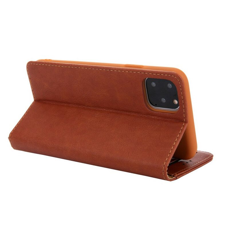 Folio Cover iPhone 11 Pro Custodia in pelle Stile In Pelle Di Prima Classe