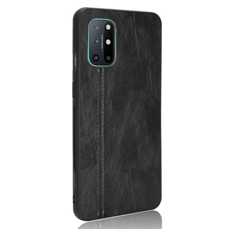 Cover OnePlus 8T Cuciture In Pelle Stile