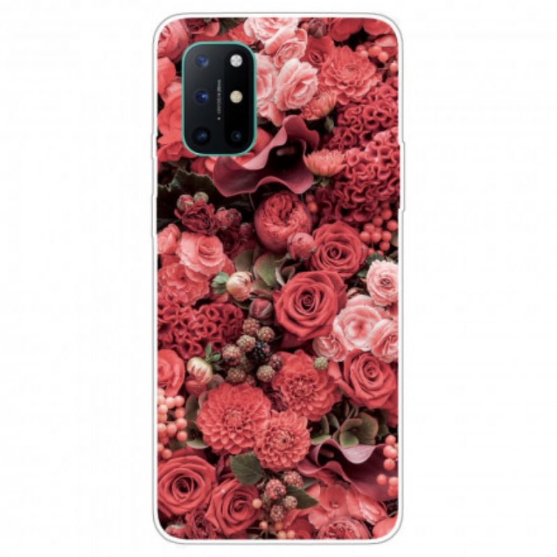 Cover OnePlus 8T Fiori Intensi