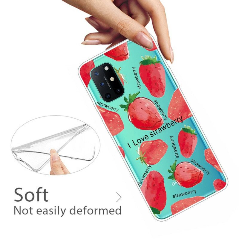 Cover OnePlus 8T Fragola / Amo La Fragola