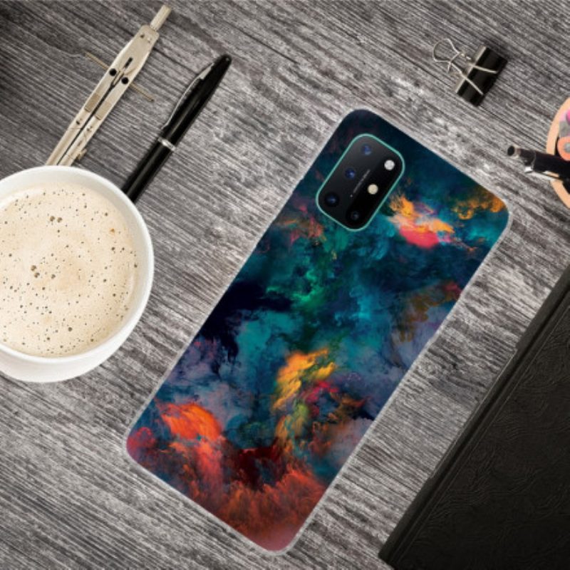 Cover OnePlus 8T Nuvole Colorate