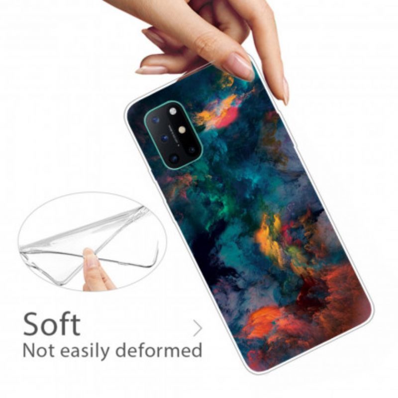 Cover OnePlus 8T Nuvole Colorate