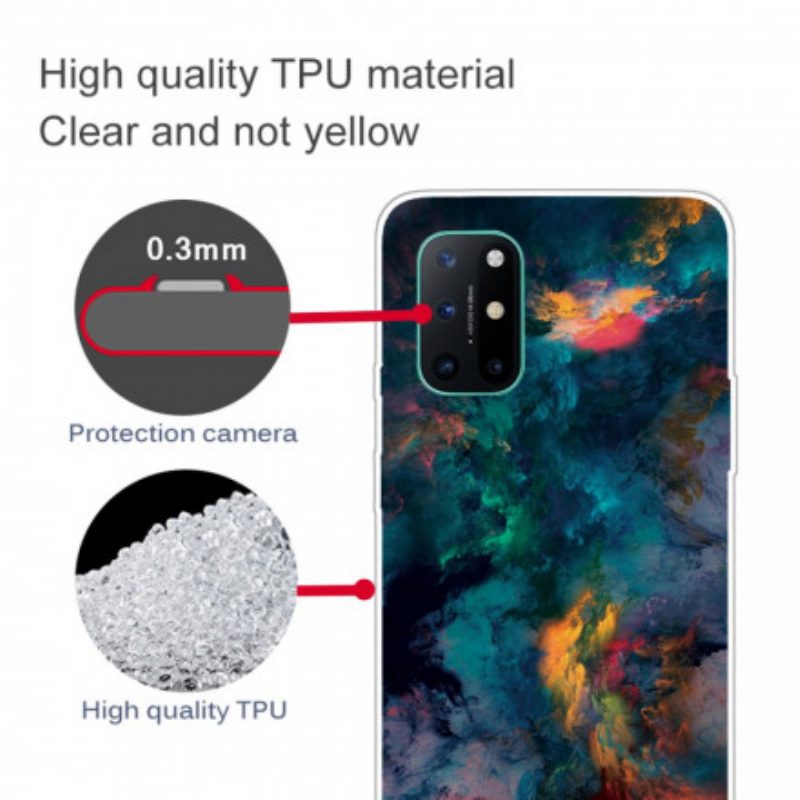 Cover OnePlus 8T Nuvole Colorate