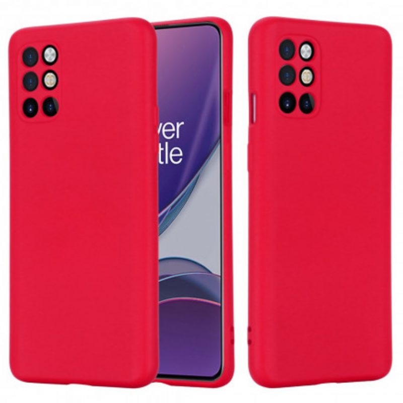 Cover OnePlus 8T Silicone Liquido Con Cordino