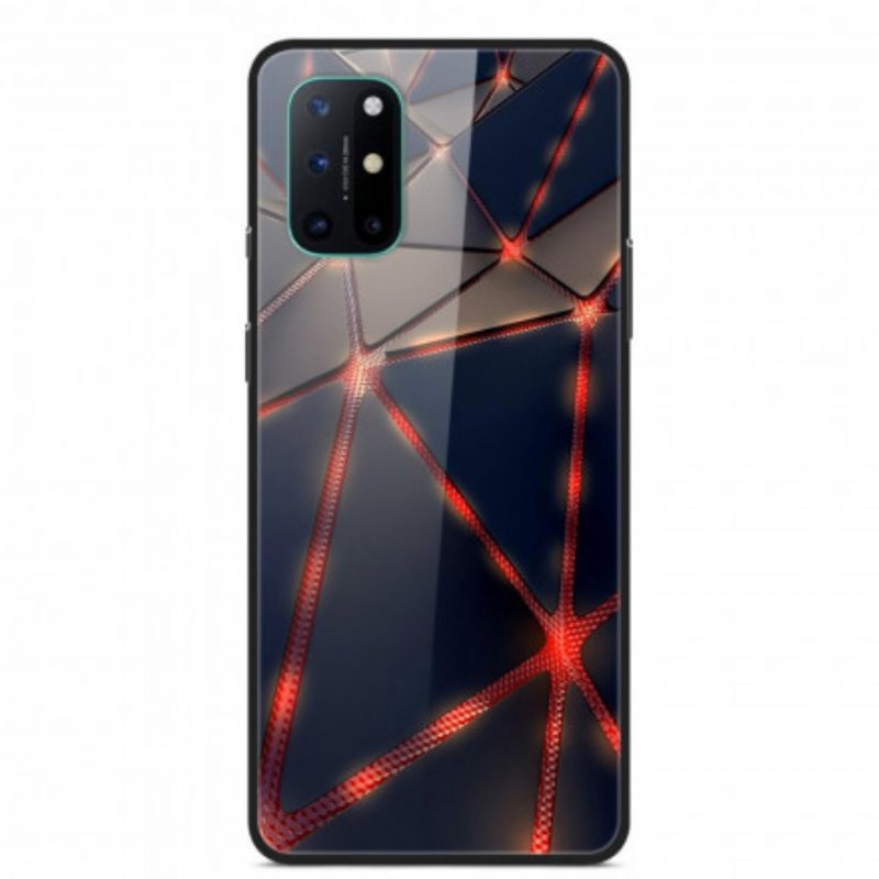 Cover OnePlus 8T Vetro Temperato Raggio Rosso