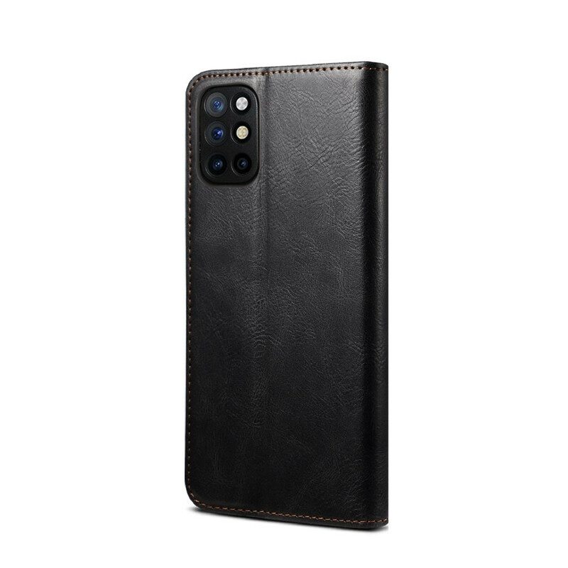 Folio Cover OnePlus 8T Custodia in pelle Ecopelle Cerata