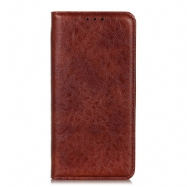 Folio Cover OnePlus 8T Custodia in pelle Eleganza Split Litchi Leather