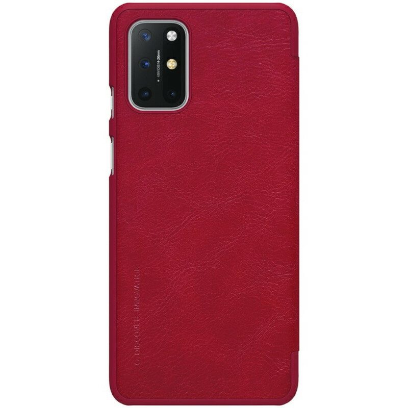 Folio Cover OnePlus 8T Custodia in pelle Serie Nillkin Qin