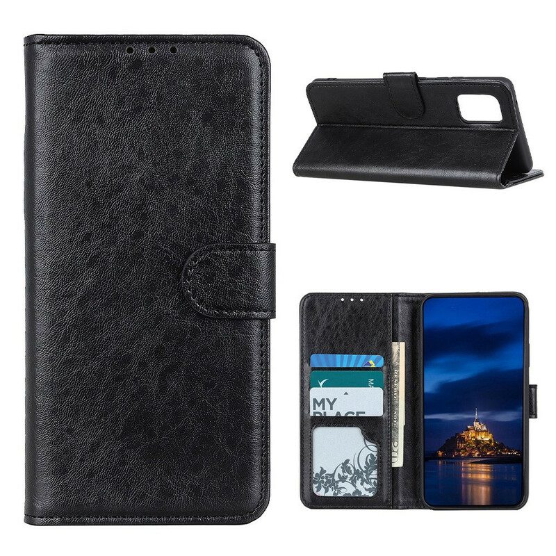 Folio Cover OnePlus 8T Ecopelle Testurizzata