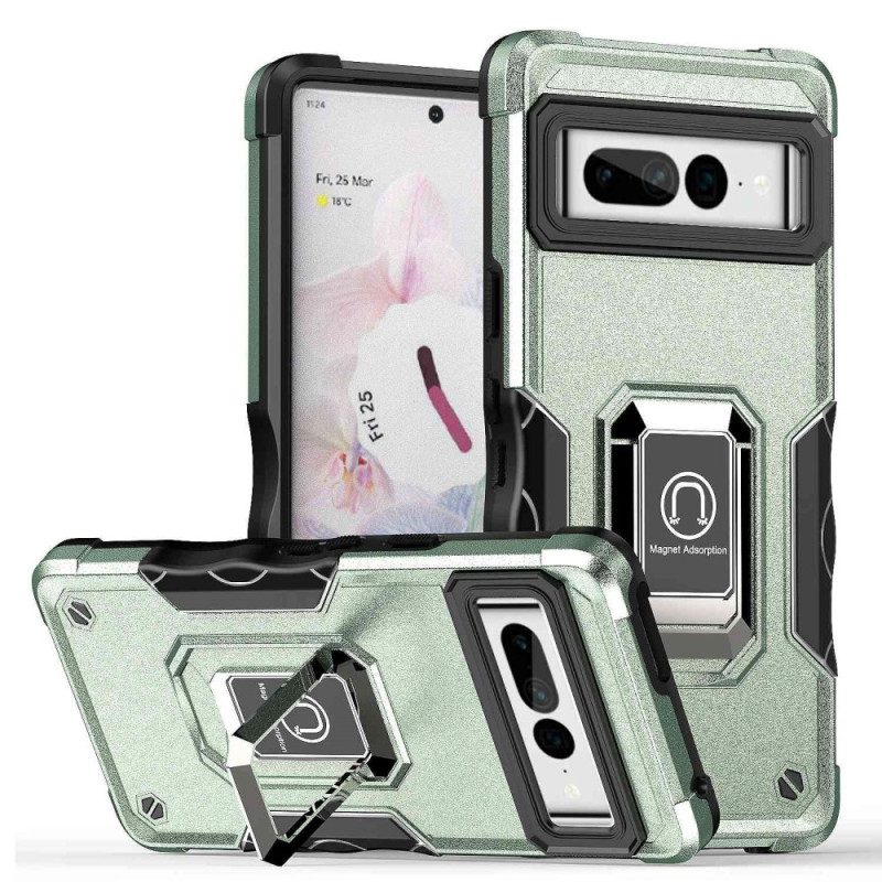 Cover Google Pixel 7 Pro Angoli Rinforzati Con Supporto Ad Anello