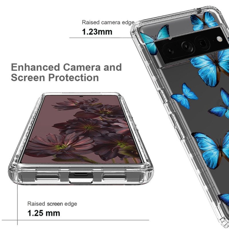 Cover Google Pixel 7 Pro Farfalle Senza Soluzione Di Continuità